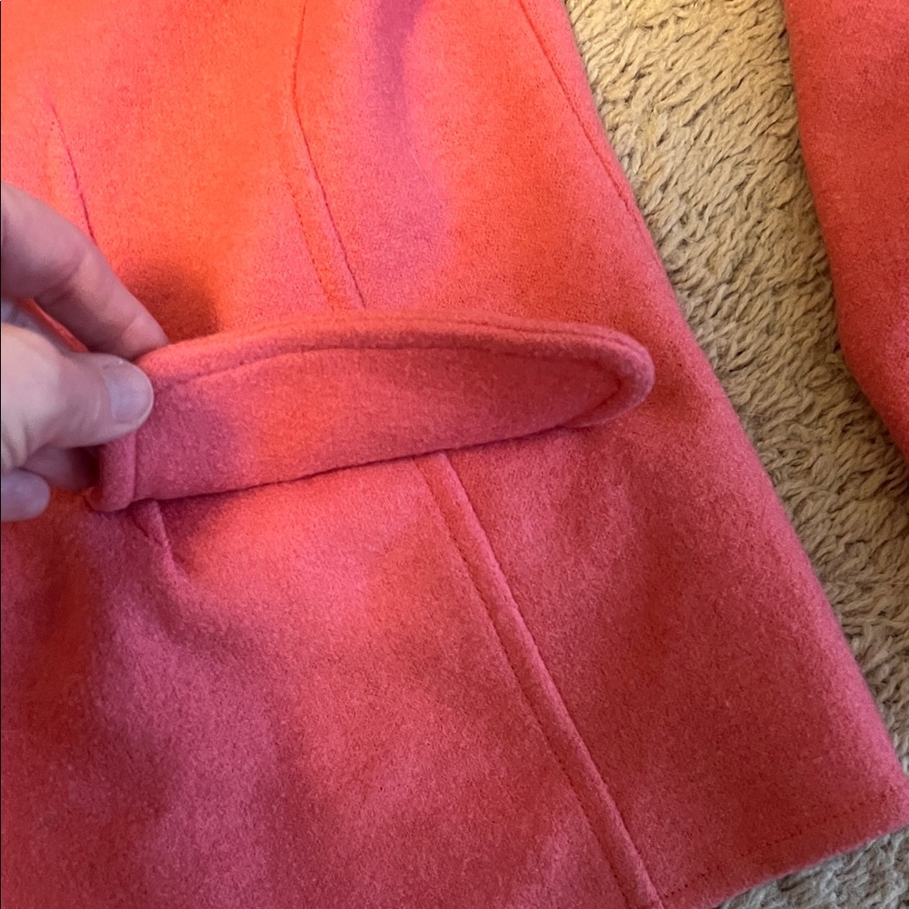 Women's alpaca Wool Blend Pink Jacket - Picture 4 of 7